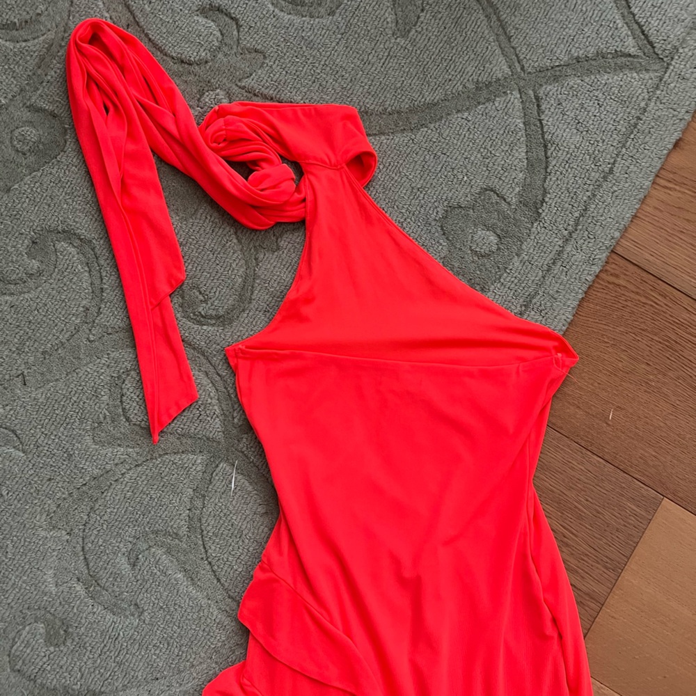 AFRM Halter Ruffle Maxi Dress - Picture 9 of 12